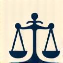 A stylized balancing scales icon for dispute resolution.